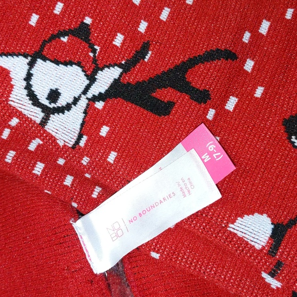 3 pairs of Holiday themed fleece lined leggings Sz M 7-9 EUC - Picture 7 of 10